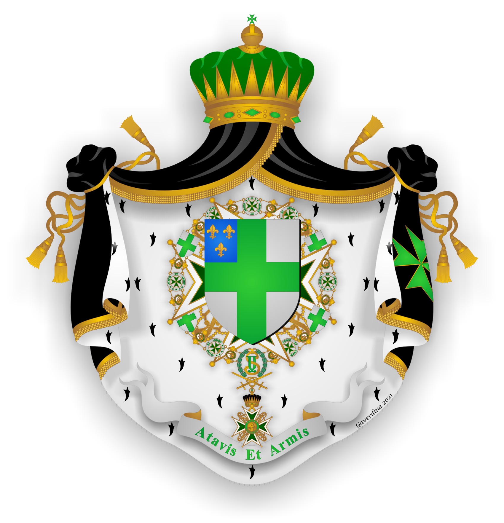 Blason Ordre de Saint Lazare Malta